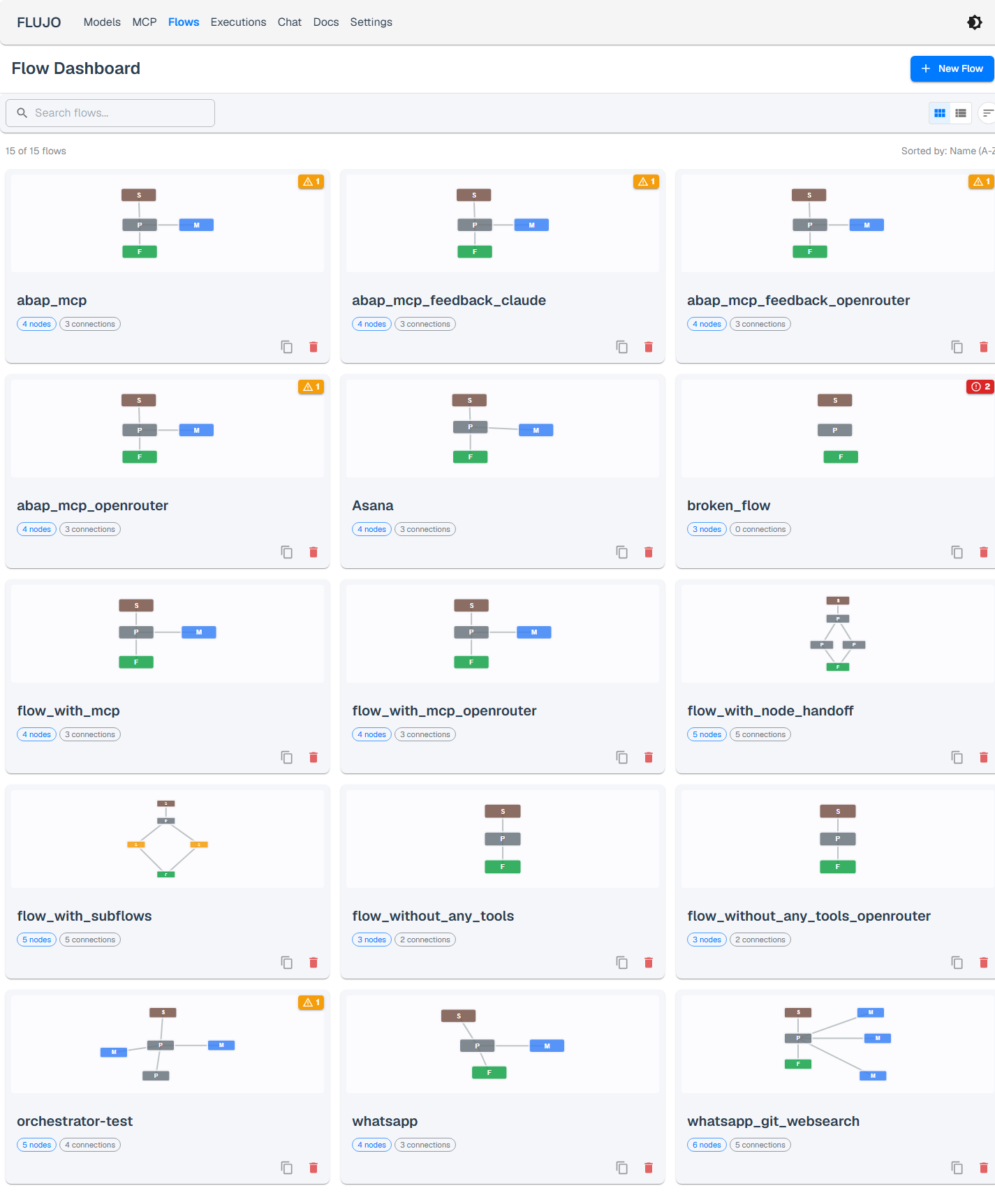 Flow Dashboard