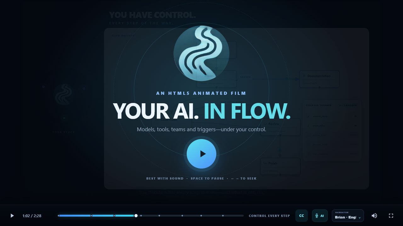 Watch FLUJO — Your AI. In Flow.