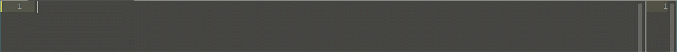 GIF che mostra syntax highlight