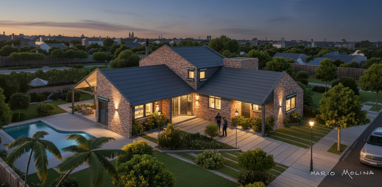 Render Noche Casa Martinez