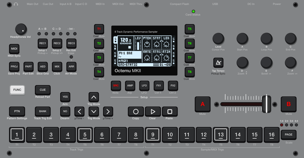 Configuring a RECEIVE machine in octemu
