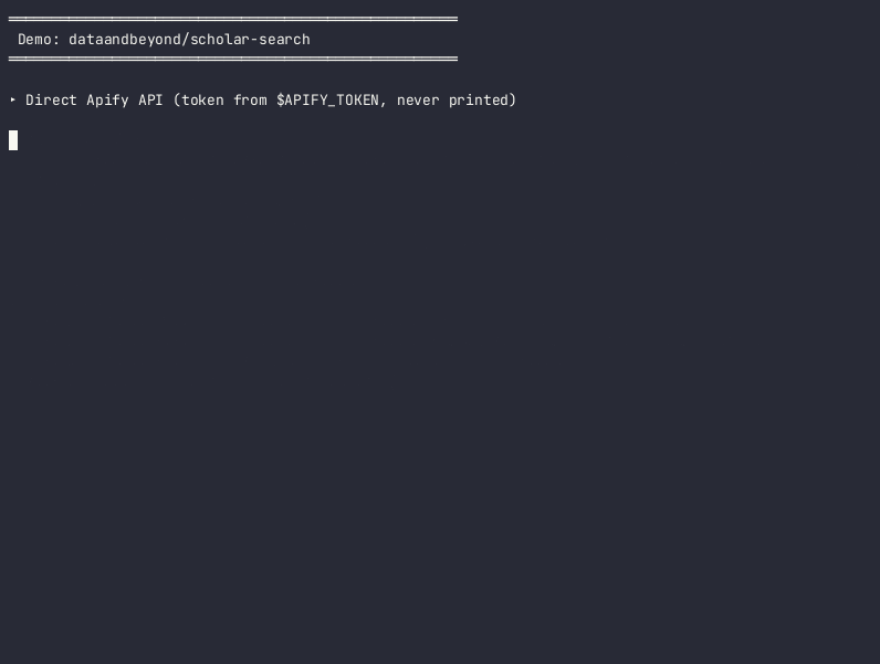 scholar-search demo