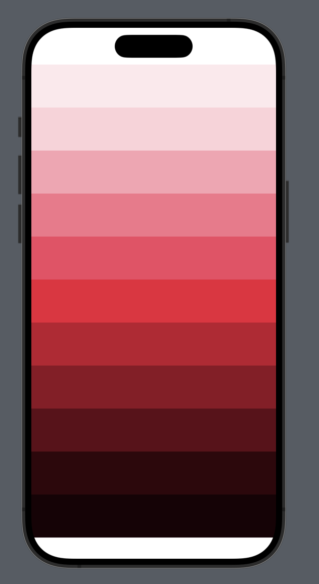 iOS Shades example