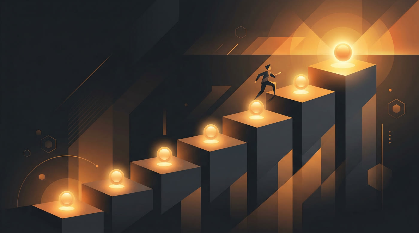 7-Day AI Marketing Challenge — dynamic calendar with glowing AI elements