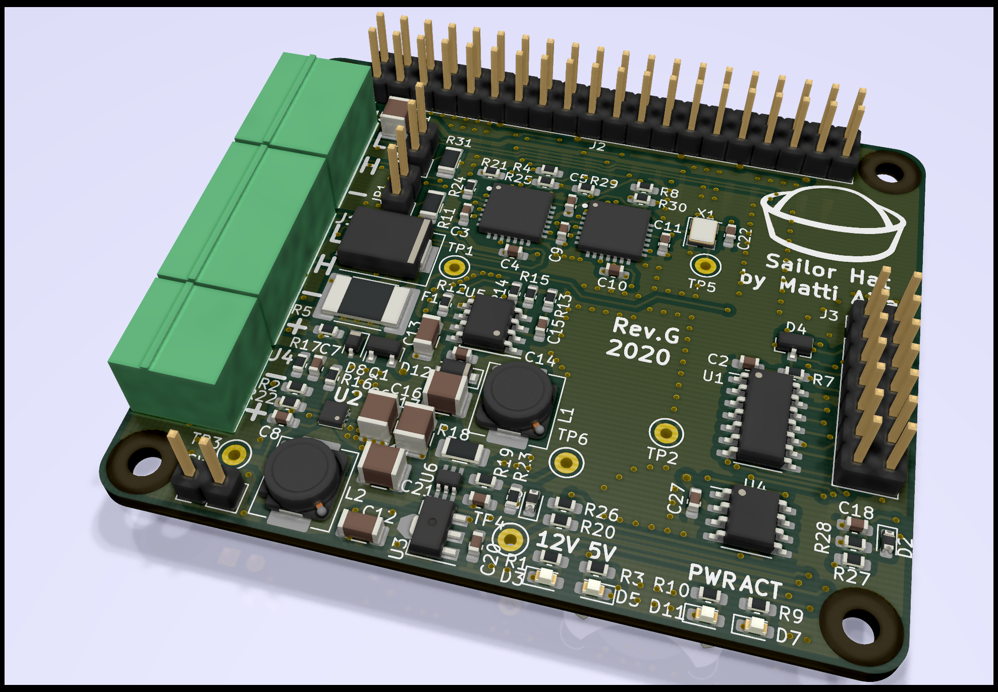 PCB revision G