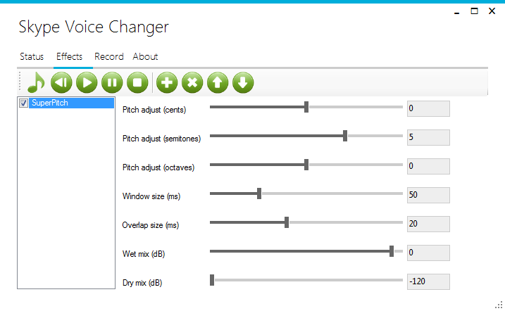 Windows 7 Skype Voice Changer 1.3.2 full