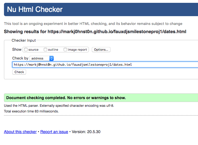 dates_w3c_html_validator_screenshot