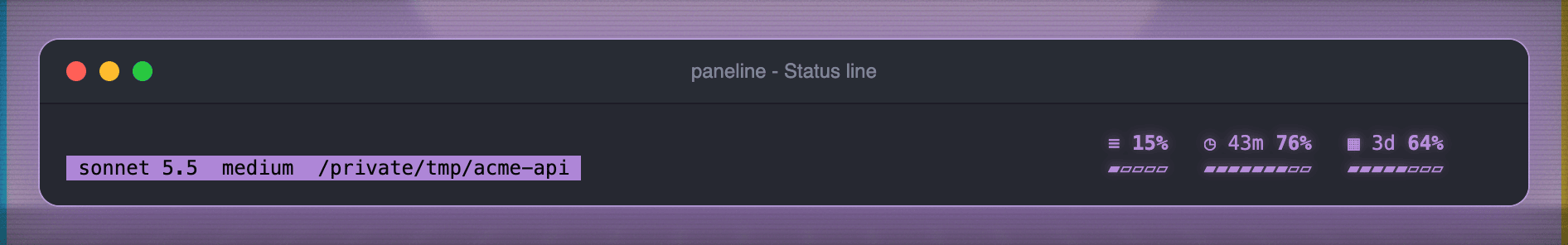 Status row