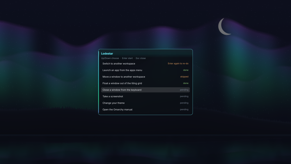 The Lodestar course list