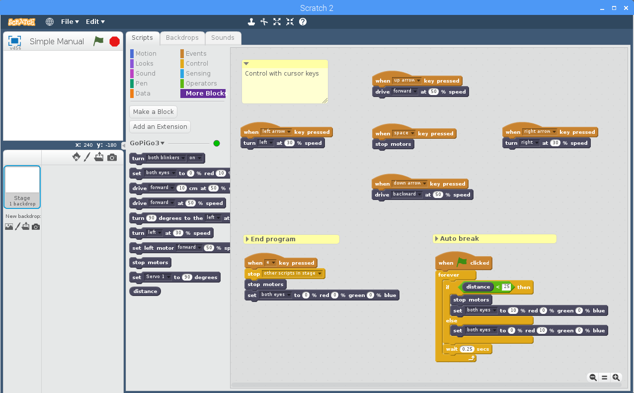 Scratch 2 Offline Editor screenshot
