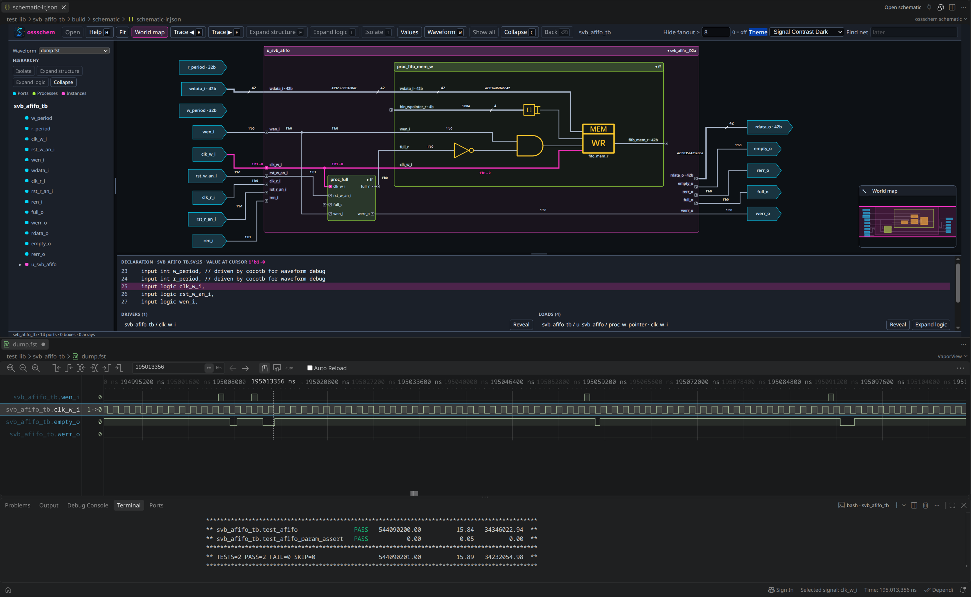 ossschem vs code with vaporview