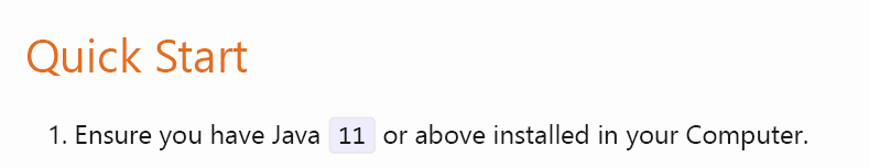 Quick Start Guide mentions Java 11 or above · Issue #1 · markusyeo/pe ...