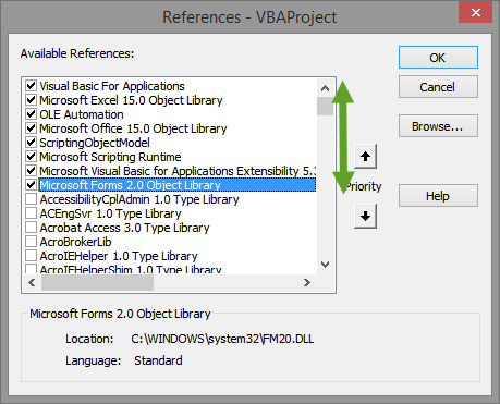 Cant find project or library макрос ошибка excel