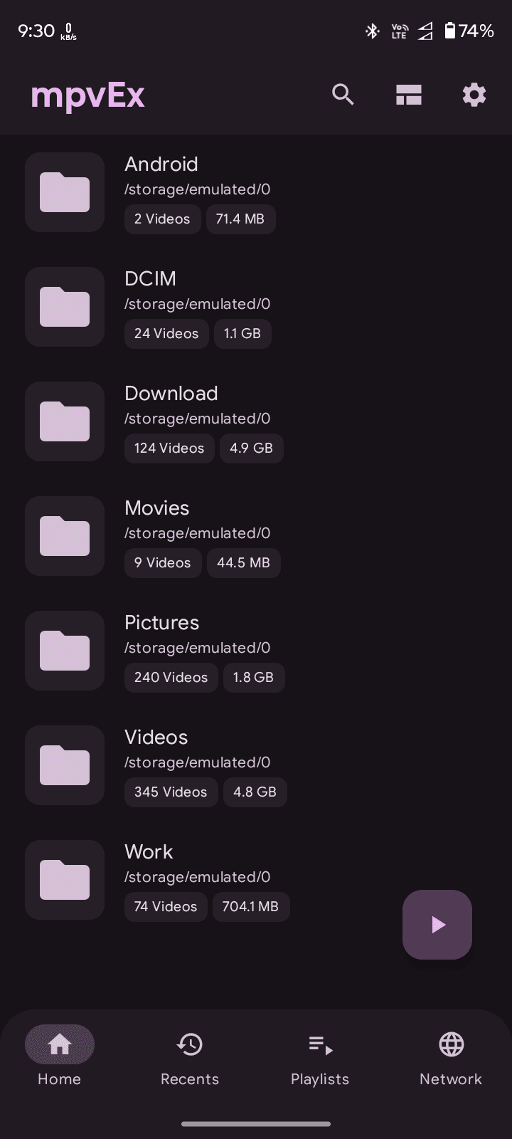 Screenshot 3 of mpvEx — opens full size