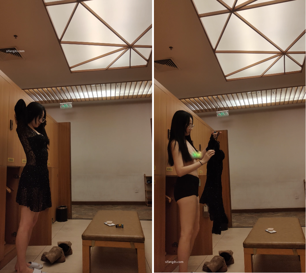 【8.6已补链】【温泉篇】极品眼镜御姐绝美身材脱了内衣好大的胸