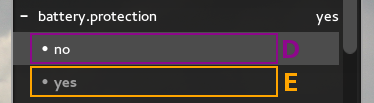 Settable vars - ENUM