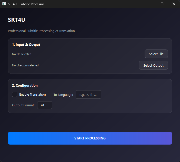 Application Screenshot