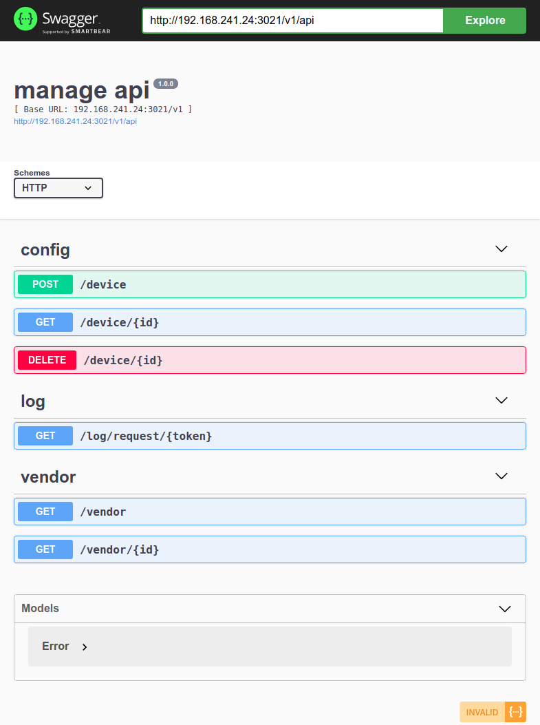 Management API