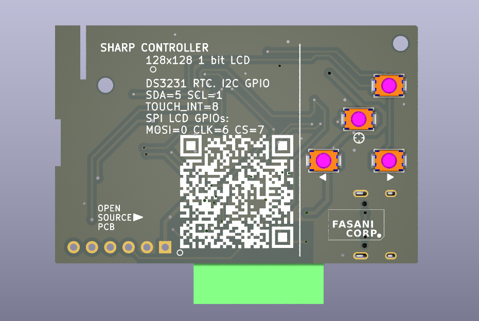 sharp PCB front