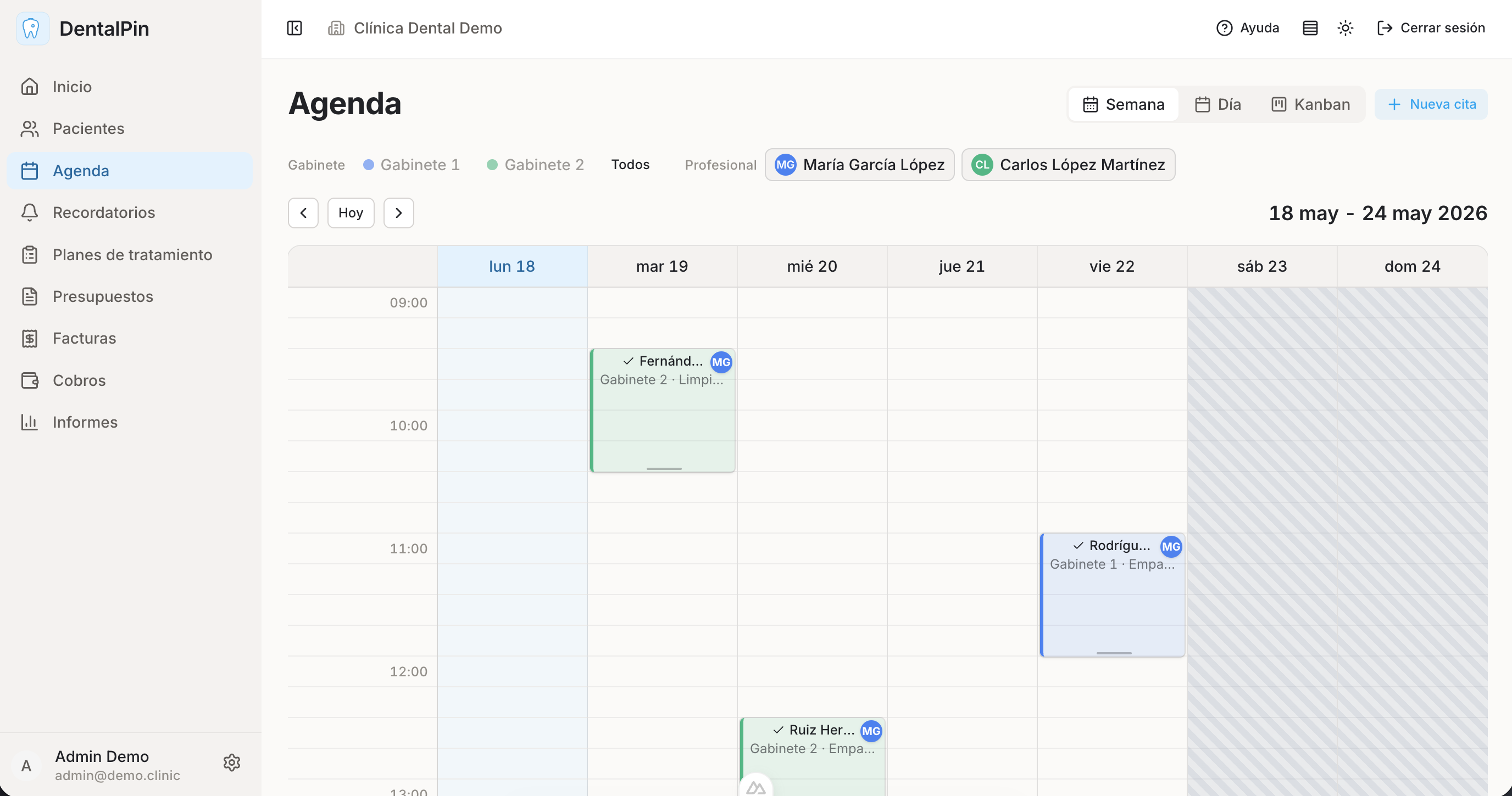 Weekly Schedule