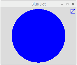 blue dot python app