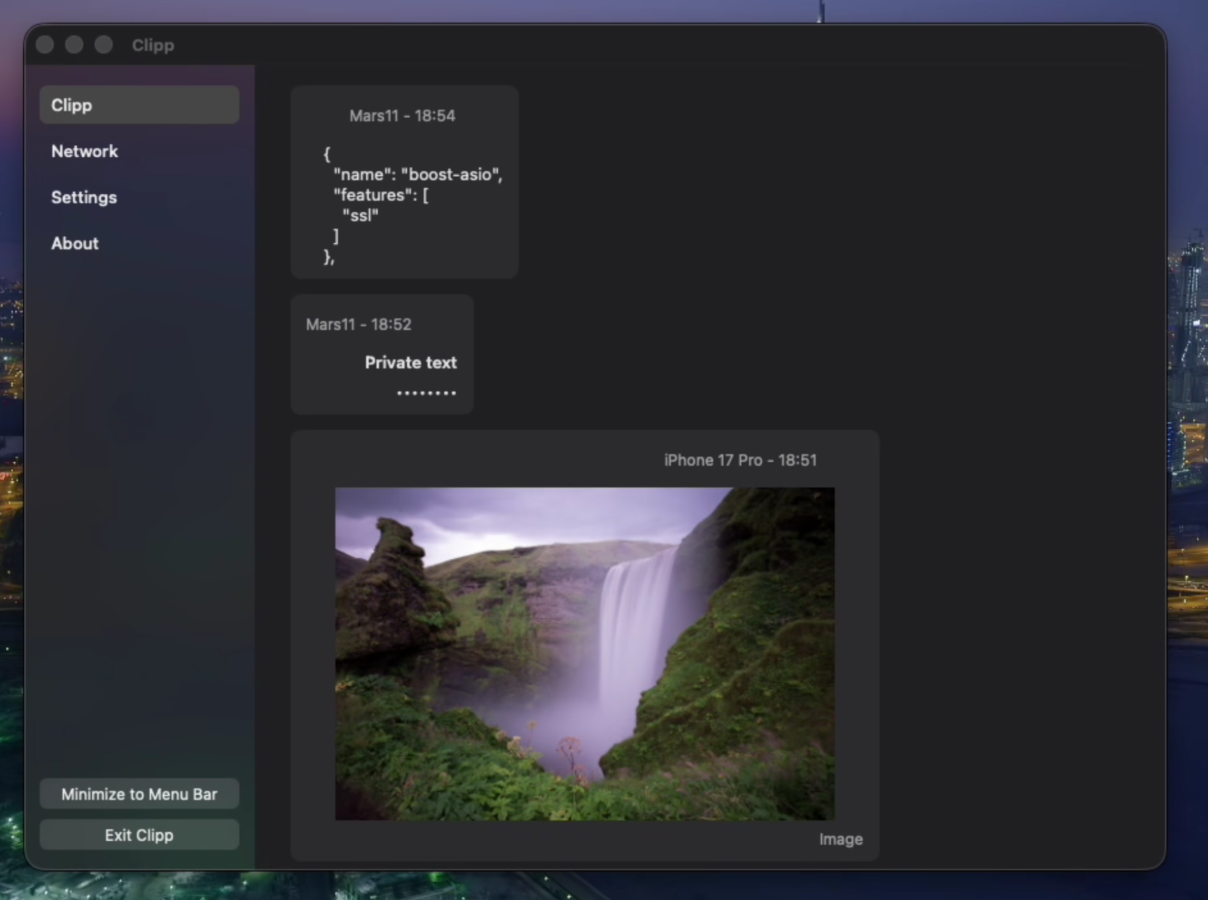 Clipp screenshot 2