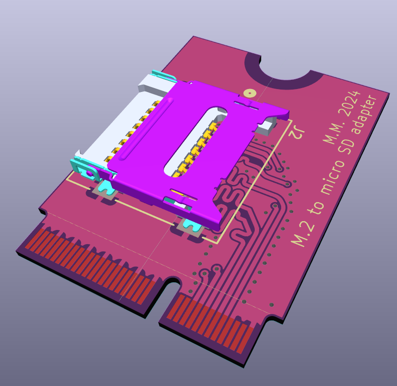 GitHub - martonmiklos/m.2_microsd: M.2 E key to micro SD adapter CAD ...