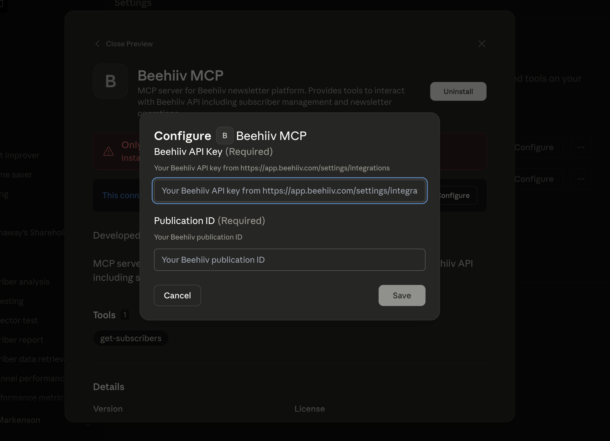 Configure MCP Environment
