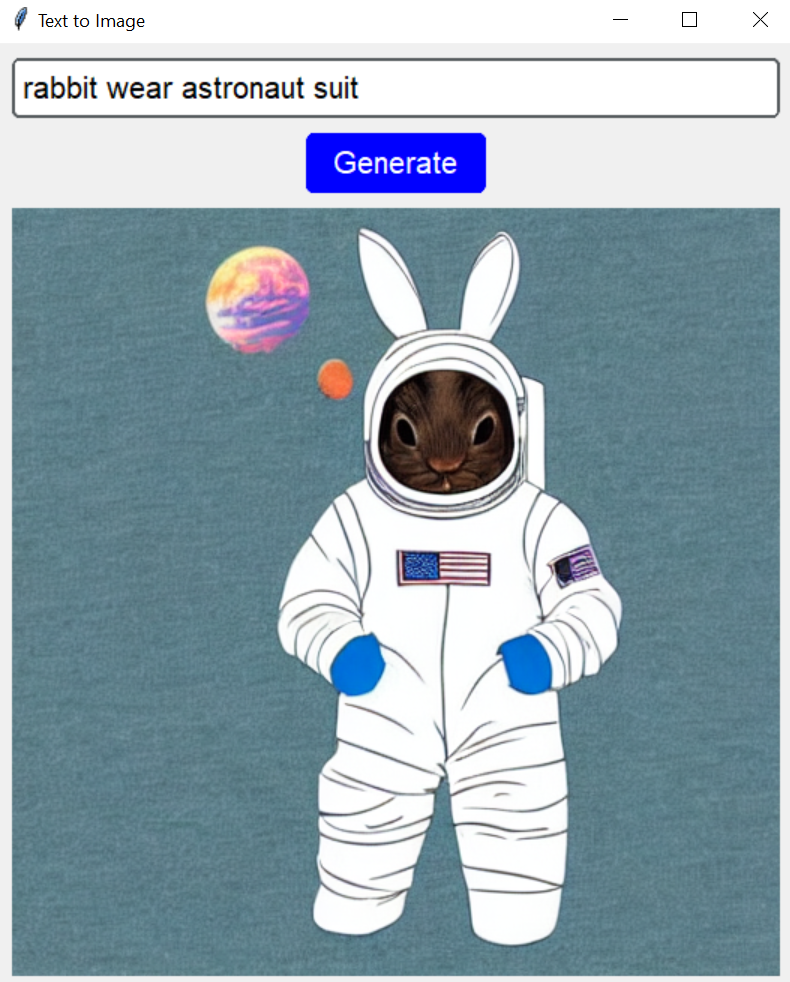 Rabbit Astronaut