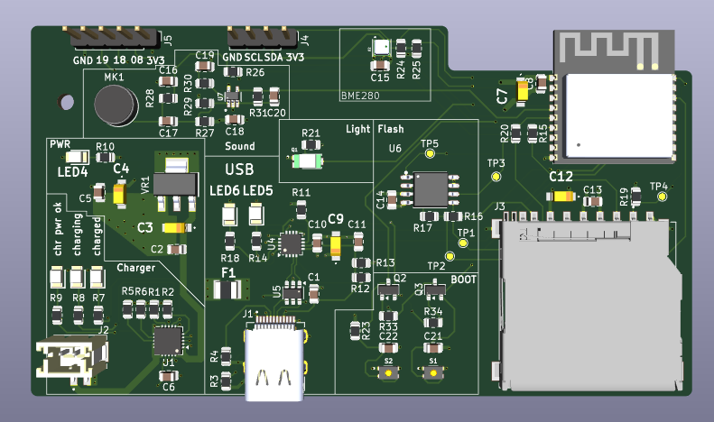 Esp32-sensor board, from the project README