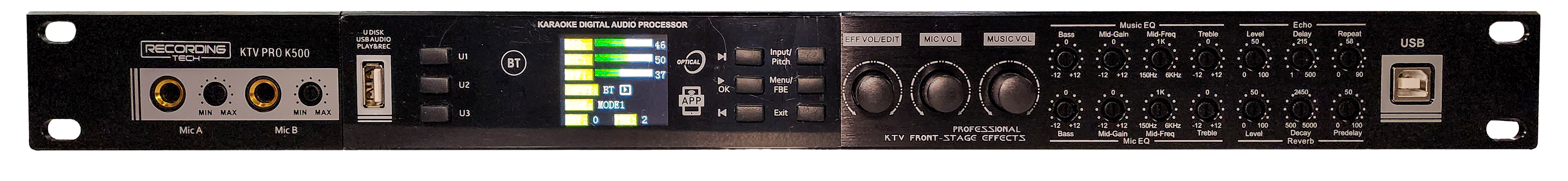 K500 karaoke processor device