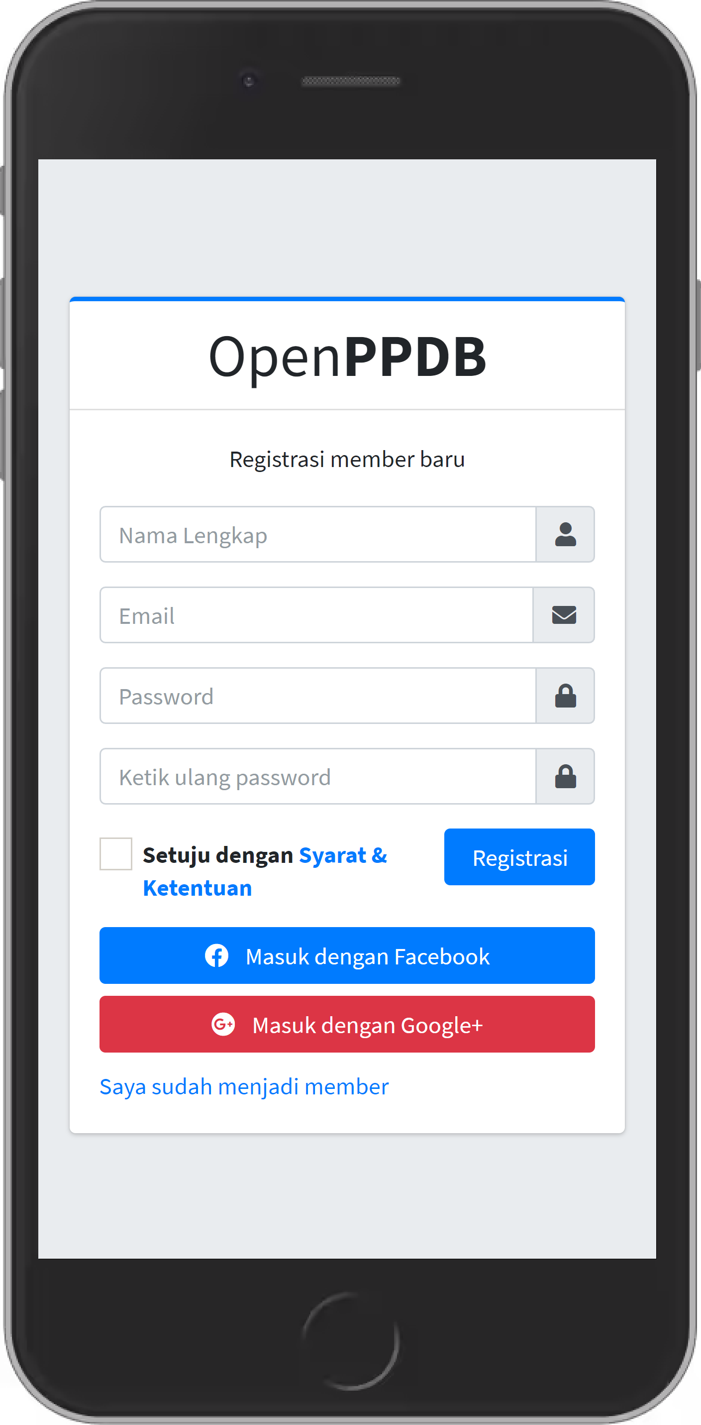 Aplikasi PPDB Gratis