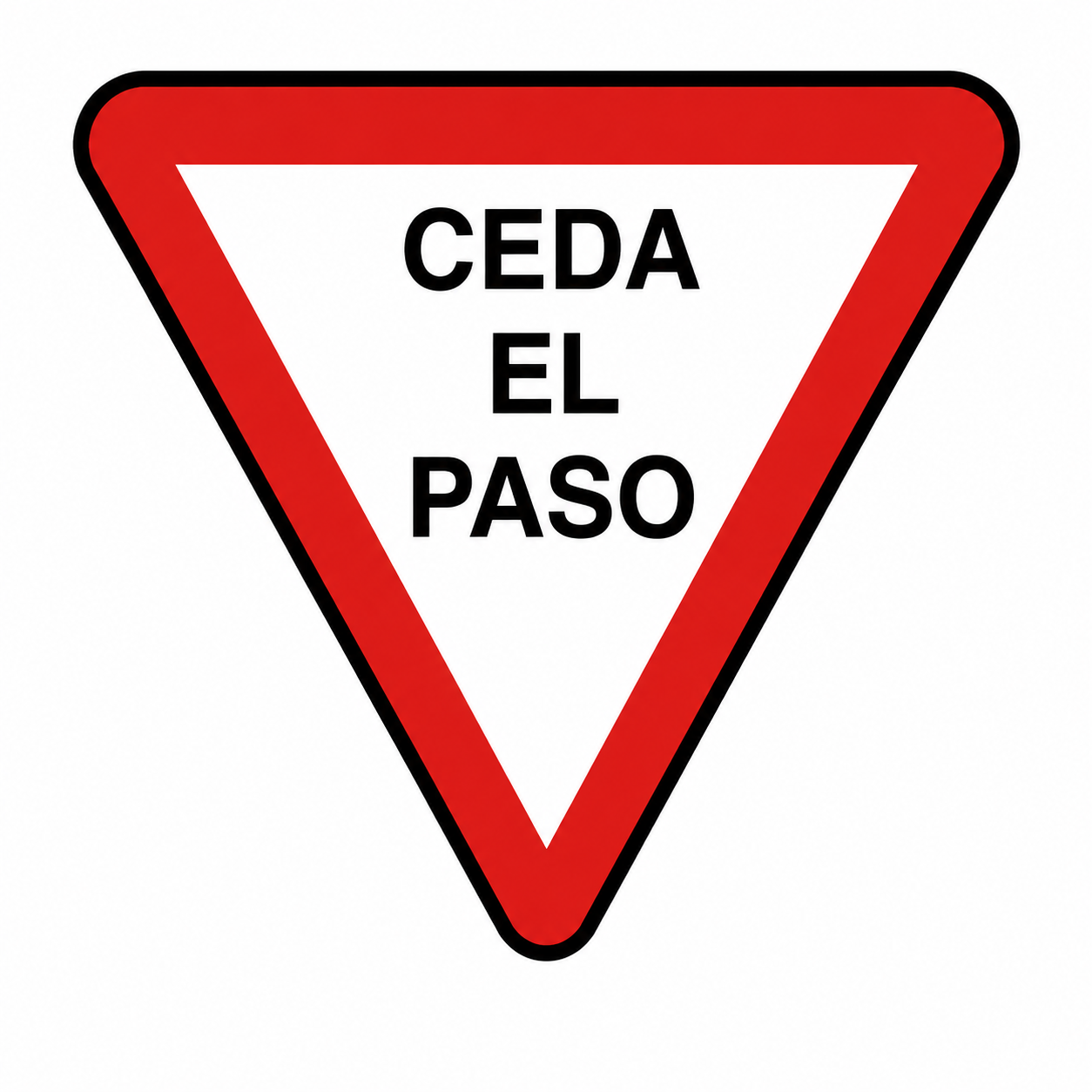 Señal Ceda el Paso