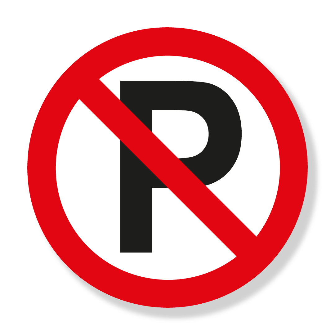 Señal Prohibido Parquear