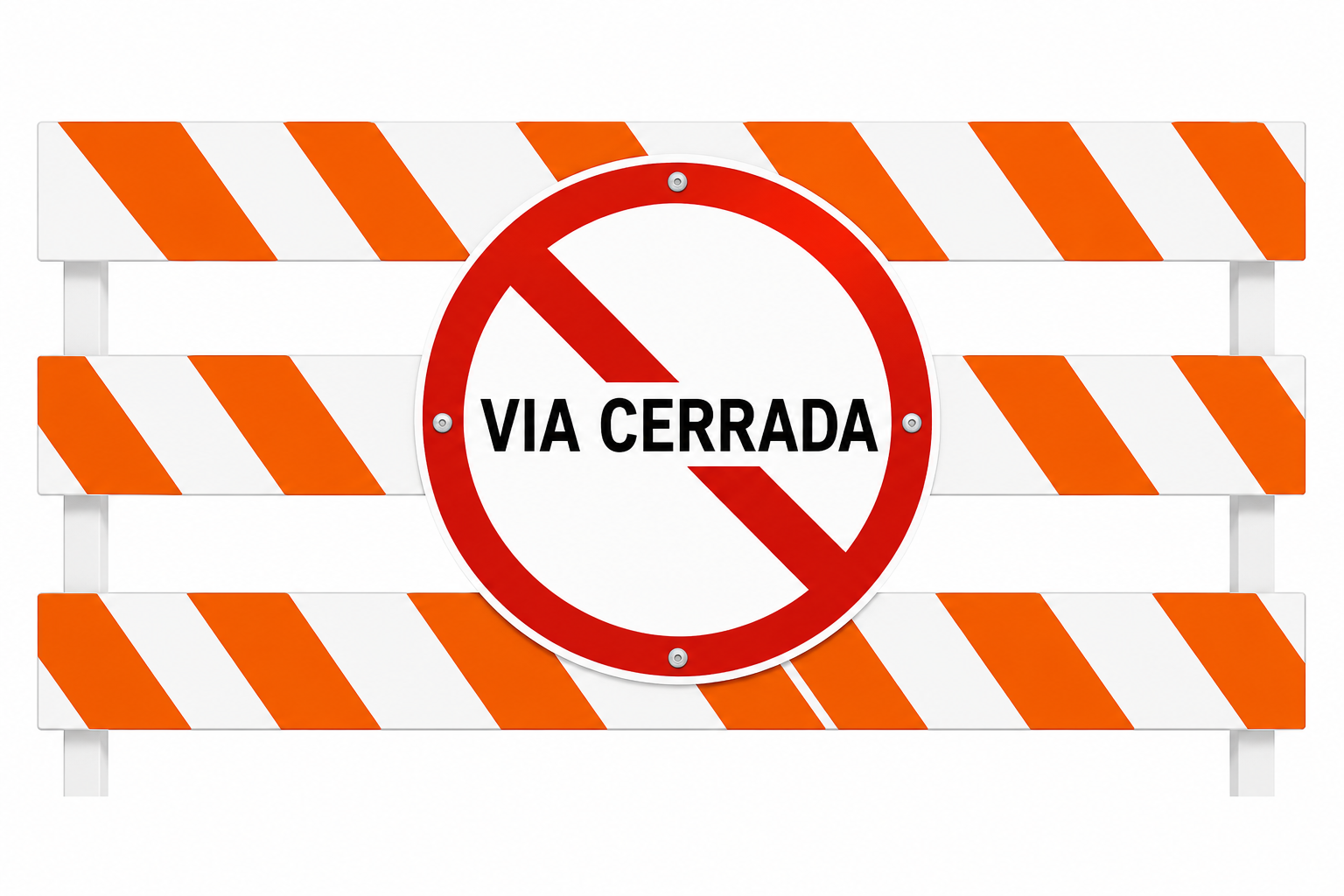 Señal Cierre de Vía