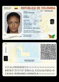 Cédula de ciudadanía colombiana