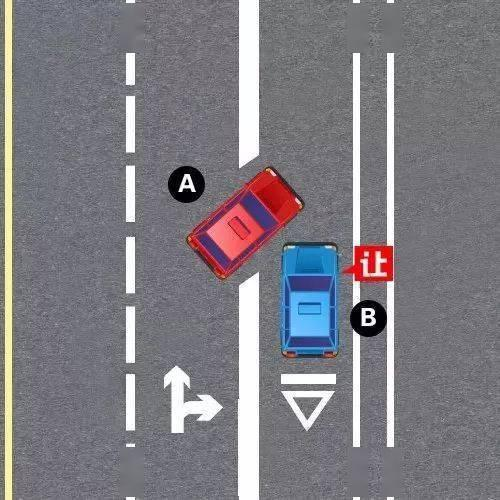 Ejemplo de Ceda el paso en intersección