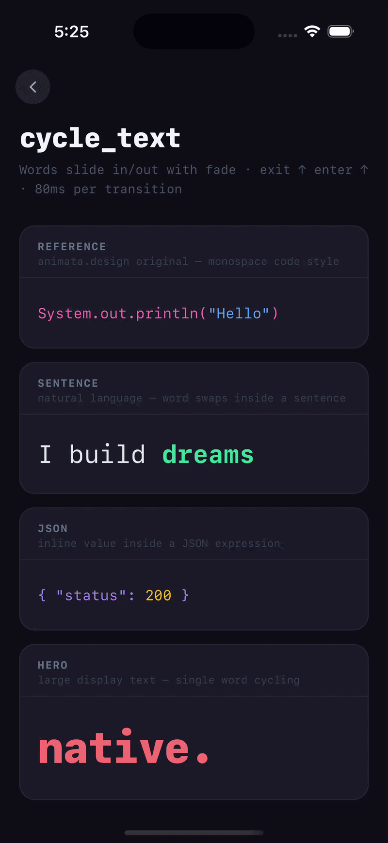 react-native-cycle-text demo