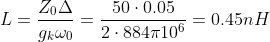 parallel L equation