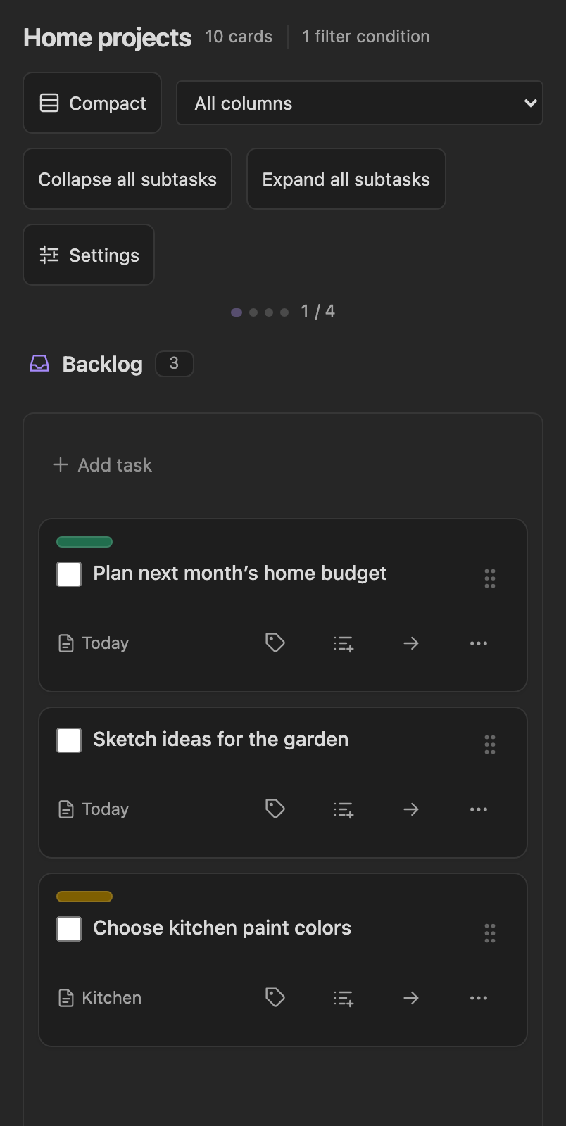 Task Trellis - Obsidian Plugin