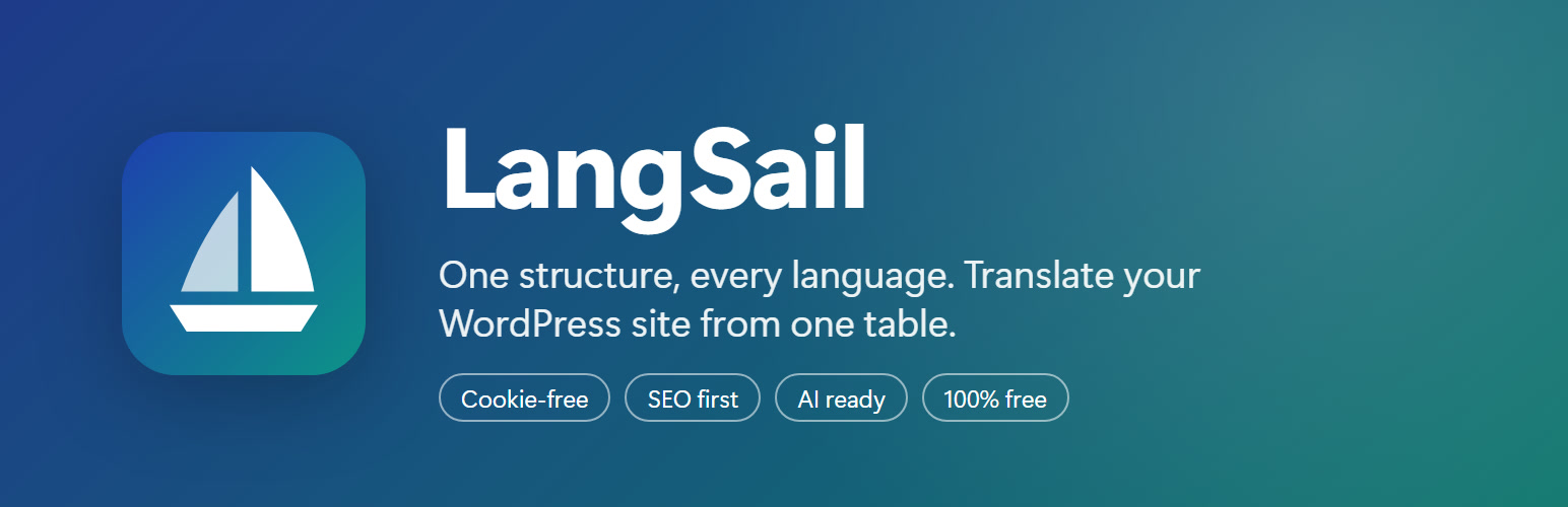 LangSail: one structure, every language. Translate your WordPress site from one table.