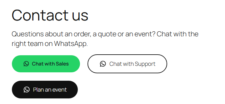 Three buttons on the frontend: green Fill, bordered Outline and the theme's own button style