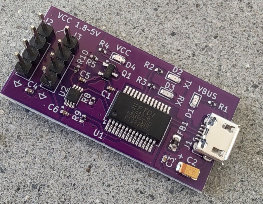 YA usb ttl serial adapter, from the project README