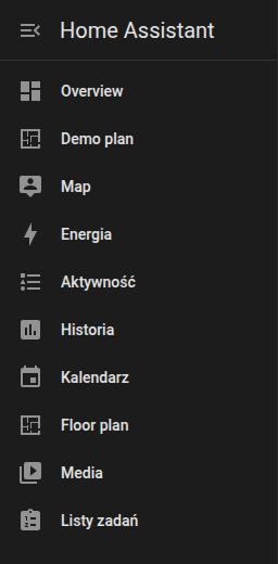 Pozycja Plan piętra w pasku bocznym