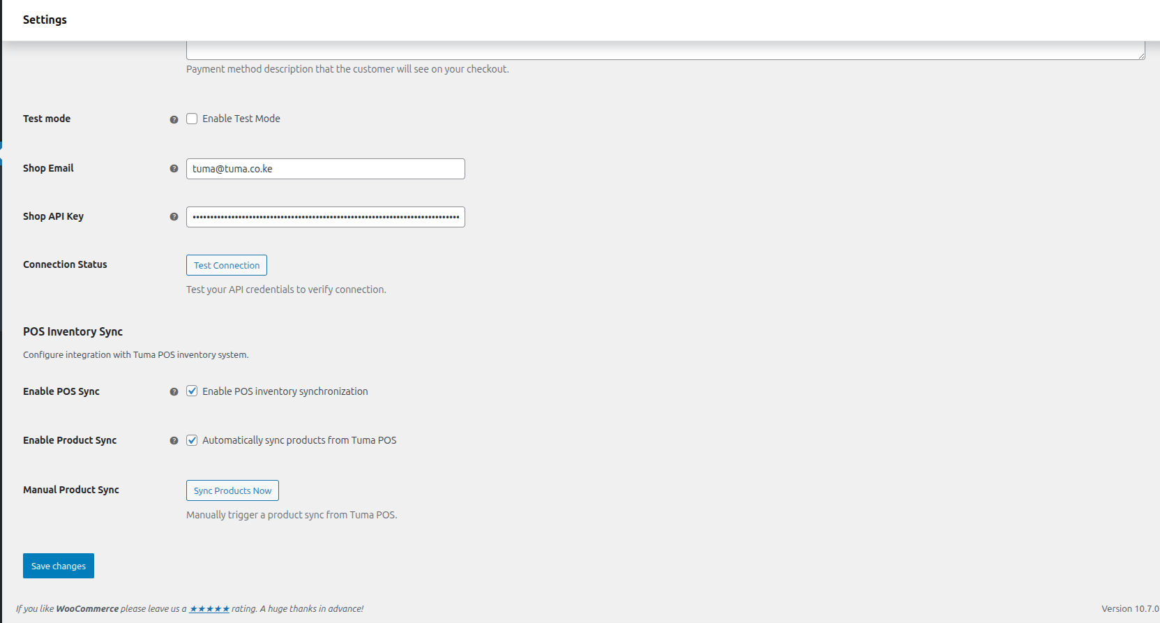 Plugin Settings