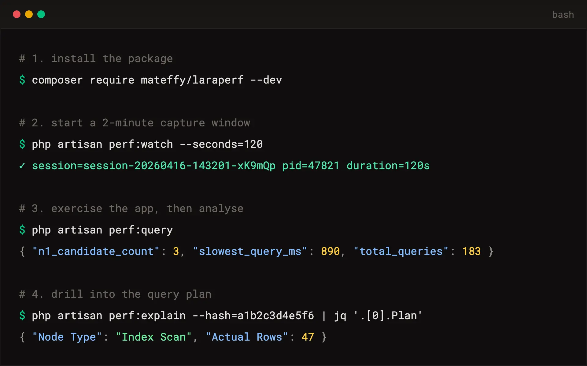 Terminal screenshot