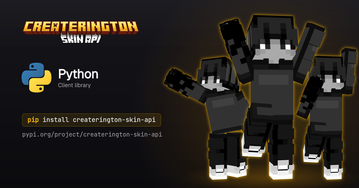 Createrington Skin API - Python client