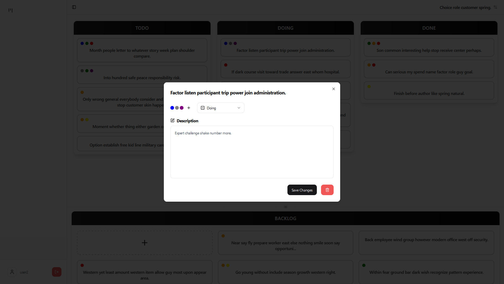 Kanban Card View