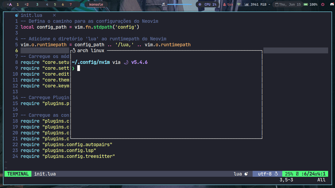 Screenshot floaterm neovim