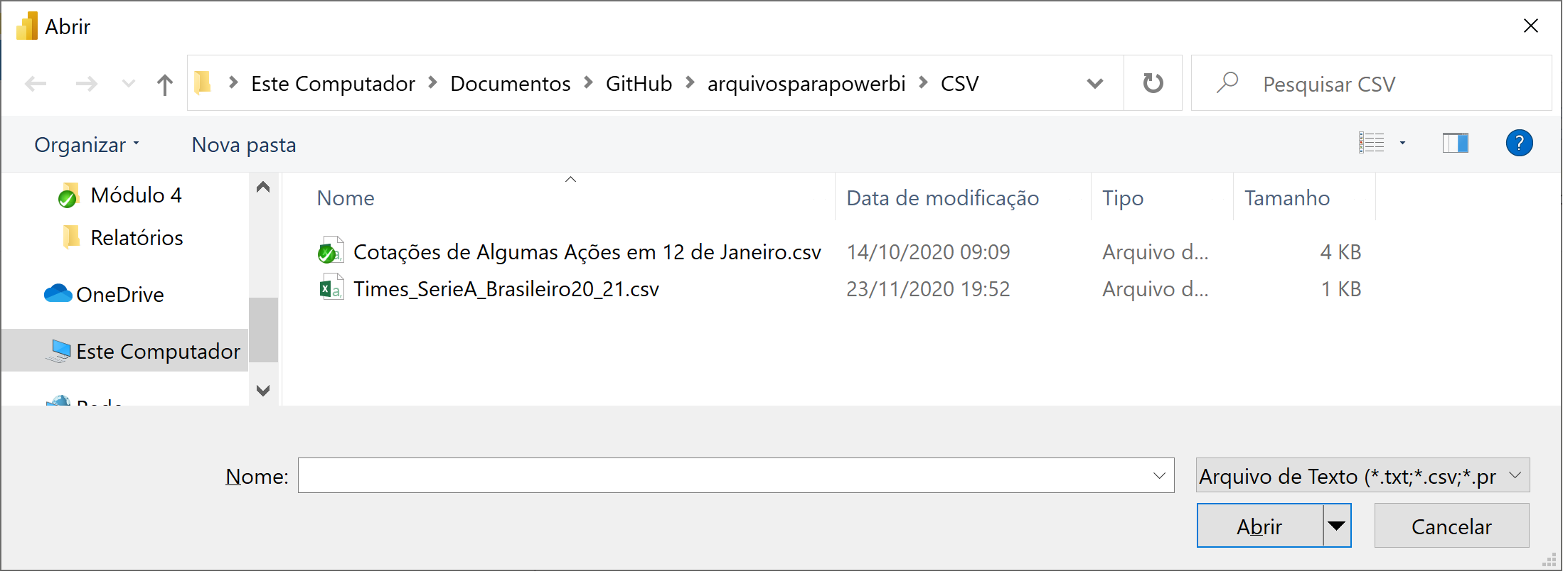 Como Ler Dados De Arquivos Csv No Power Bi